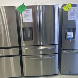 Samsung 36 Inch 4 Door French Door Refrigerator With Flex zone Drawer 