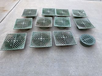 Plastic drain grates