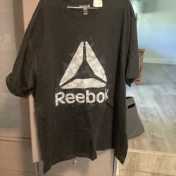 Reebok Tshirt Black XXL Size 
