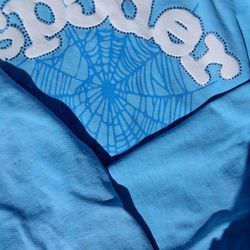 Blue Sp5der Hoodie Aut