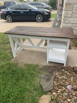 Farmhouse desk perfect for online school