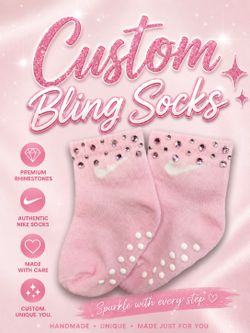 Custom Bling Socks✨