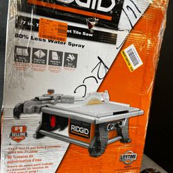 RIGID  6.5-Amp 7 in. Blade Corded Table Top Wet Tile Saw