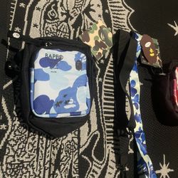 Blue Camo Bap Sidebag 