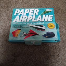 Out Of Date Paper Airplane Calendar