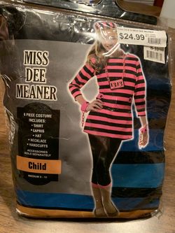 Prisoner Girls Costume M (8-10)