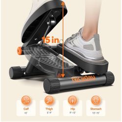 STEPPER WITH RESISTANCE BANDS ESCALADORA PORTÁTIL NUEVA CON LIGAS PARA EJERCICIOS DE BRAZOS
