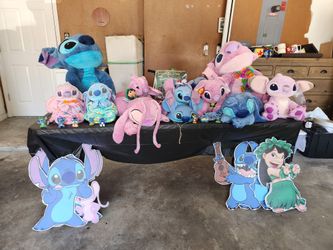 Stitch Plush Collection And Cut Outs 400 OBO