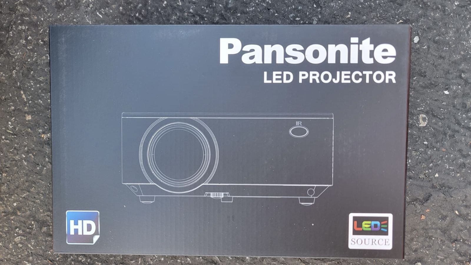 💻🎥$15🔥💸Projector Panasonic Pansonite Black AC 110-220 V Electric Powered Multimedia Video LED Projector