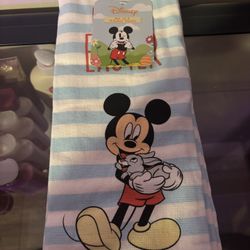 Disney Mickey Mouse Oh Boy Easter 2 Pack Kitchen Towels, NWT