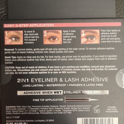 Ardel Lash Contour  “Center Volume” Dramatic  Eye-Opening  Effect  DUO Eyeliner & Lash Adhesive