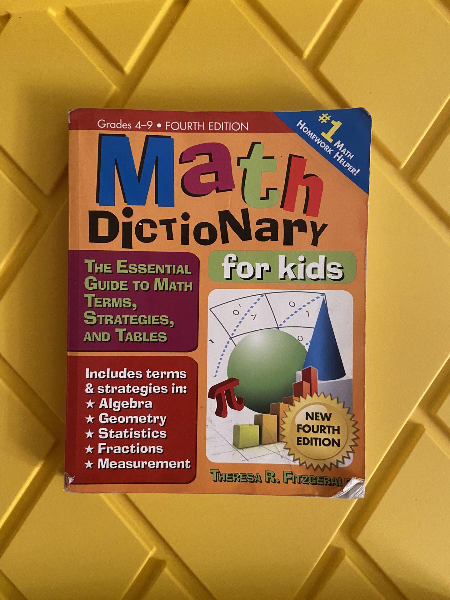 Math Dictionary for Kids Grades 4-9