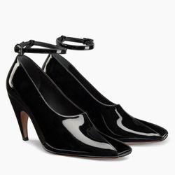 Alaia Paris Square Toe Leather Pumps Size 8 