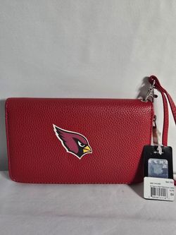 NFL Arizona Cardinals Zip Organizer Wristlet Wallet