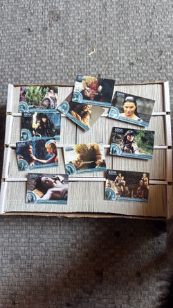 Xena warrior princess trading cards perfect shape huge collection