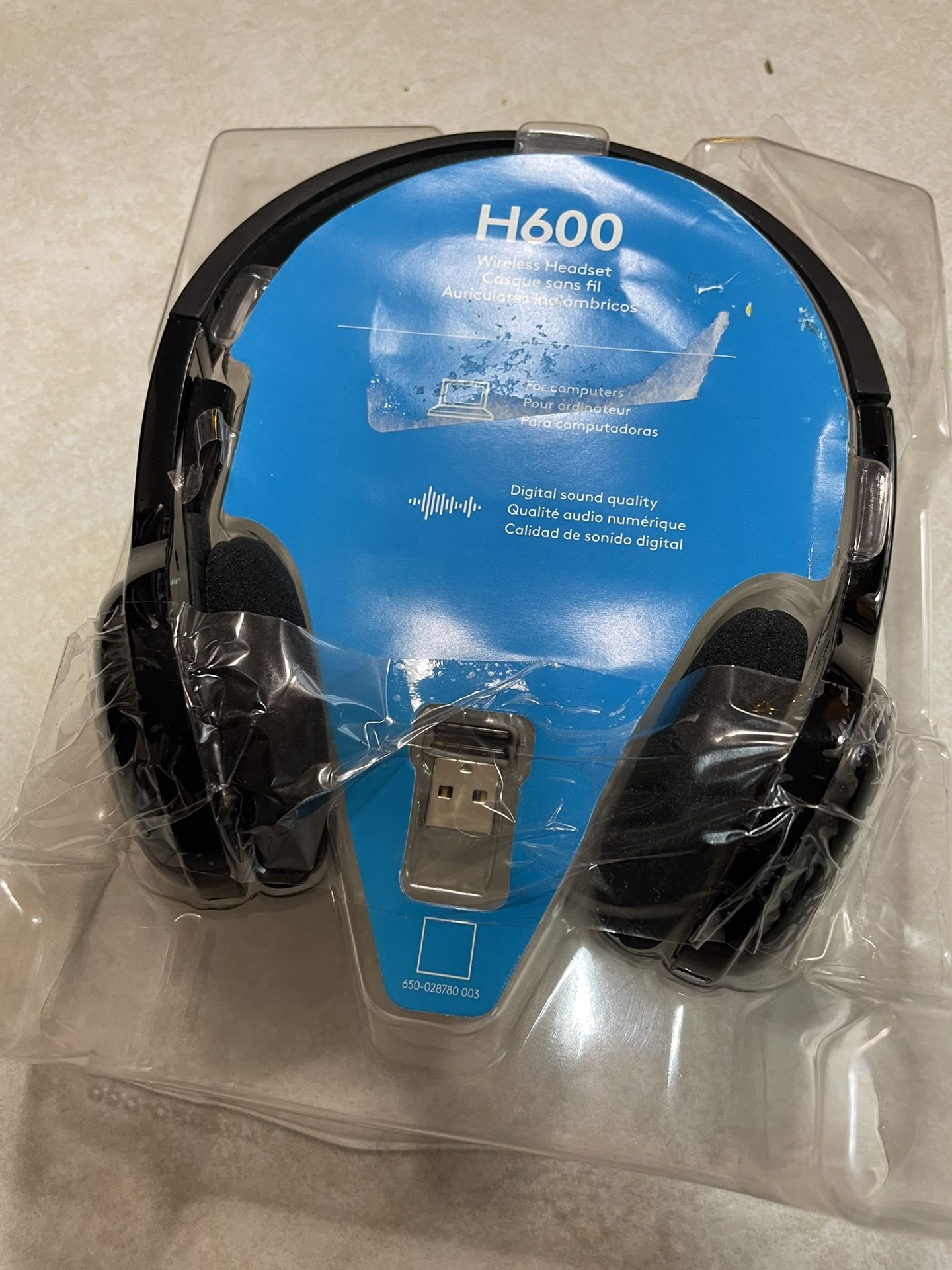 Logitech Over-The-Head Wireless Headset H600