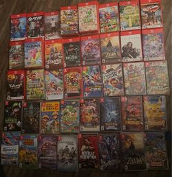 Nintendo switch 1 & 2 games + accessories ( see prices )