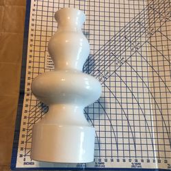 Vintage Large Italian White Ceramic Vase