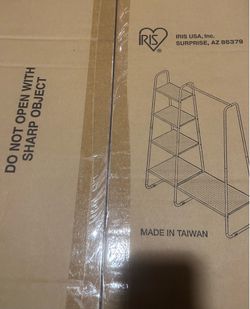 Metal Clothes Rack In Box