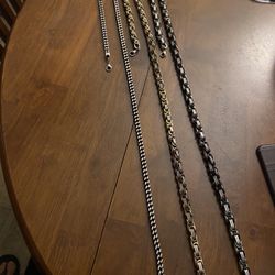 Chain necklace and Bracelet