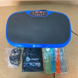 New Other Lifepro Mini Waver Vibration Plate Exercise Machine, Blue