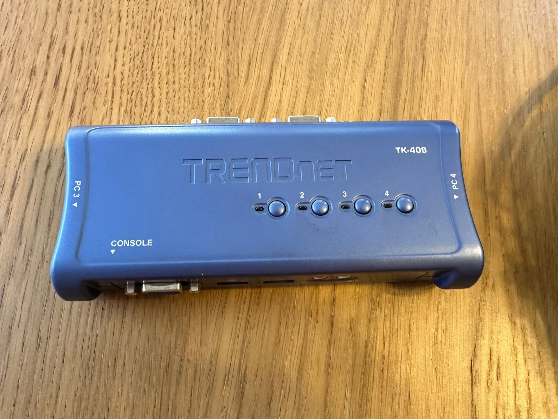4 Port USB KVM Switchbox w/ Sound Capability
