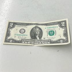 2 Dollar Bill 