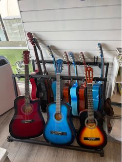 Small medium and regular guitars for sale