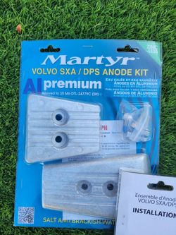 marine volvo penta volvo sxa/dps anode kit