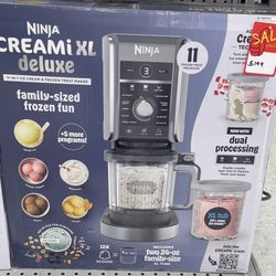 Ninja CREAMi XL Deluxe 11-in-1 Ice Cream & Frozen Treat Maker. 