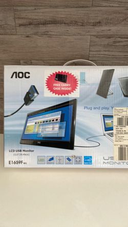 AOC 15.6" Portable USB LCD Monitor