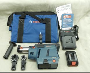 BOSCH BULLDOG GDE18V-26DB15 CORDLESS DUST EXTRACTOR KIT FITS SDS HAMMER DRILL