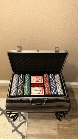 Poker Chip Set in Aluminum Case