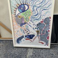 Psychédélique painting