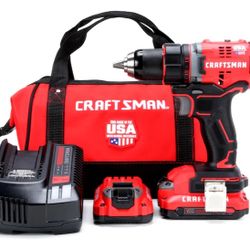 Craftsman 20V Brushless Lithium-Ion 1/2 in. Cordless Drill/Driver Kit