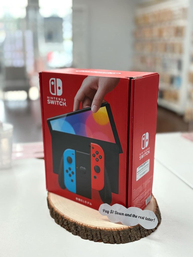 Nintendo Switch OLED - New - $1 To Take it Home same Day and Pay the Rest later!