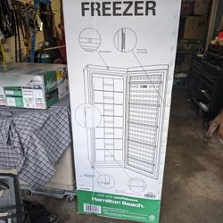 Hamilton Beach Upright Freezer With Storage 11 Cu. Ft. 