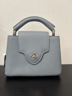 Cap Blue Mini Handbag