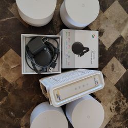 Arris Modem Sb8200, 4 Google Wifi Mesh And One Chrome Cast 