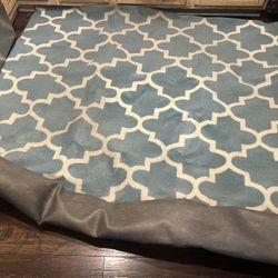 Large Rug 9.5’ X 7’ (read Description Below)