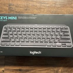 BRAND NEW SEALED Logitech MX Keys Mini Wireless Illuminated Black Keyboard  🔥NEW