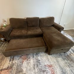 Sleeper Sofa With Storage Chaise
