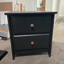 Wood Nightstand Dresser Drawer