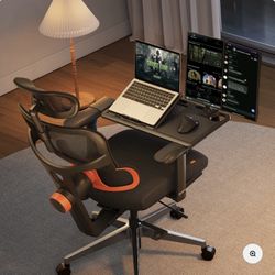  Newtral NT002 Ergonomic Office Chair with Laptop Table - Black [New Open Box - Disassembled]