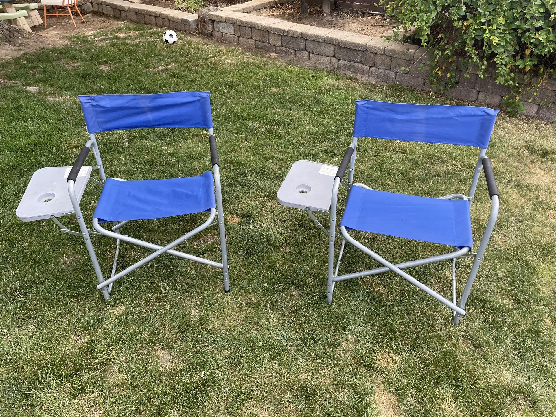 Folding Chair With Table Attached