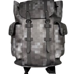 Louis Vuitton Christopher MM Monogram Eclipse Backpack