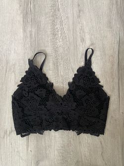Black crop top
