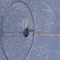 Old Steering Wheel And Stem Can Be Put On A Bicycle Go-kart Whatever You Have Used For
