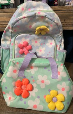 Backpack with Lunch bag Set