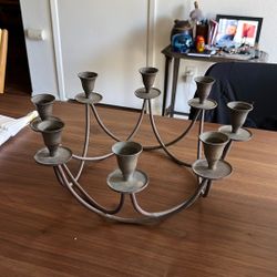 Danish Mid Century Bronze Candleholder 1960s Orig